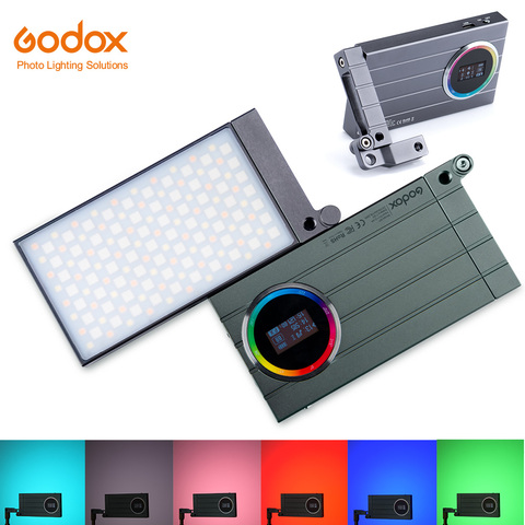 Светодиодный светильник Godox M1 2500K-8500K, полноцветный RGB, карманный, перезаряжаемый, светодиодный, для видеосъемки, с несколькими спецэффектами ► Фото 1/6