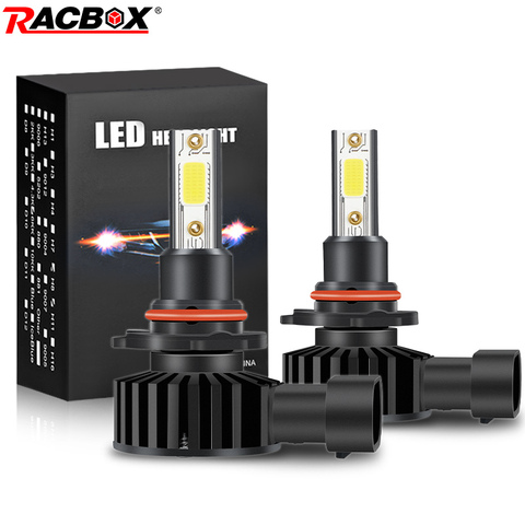 9005 Led 12V Mini HB3 Head светильник s Lamp 14000LM Высокая яркость Led Head светильник s Bulb 6500K Car светильник s Bulbs автомобильные противотумансветильник ры ► Фото 1/6