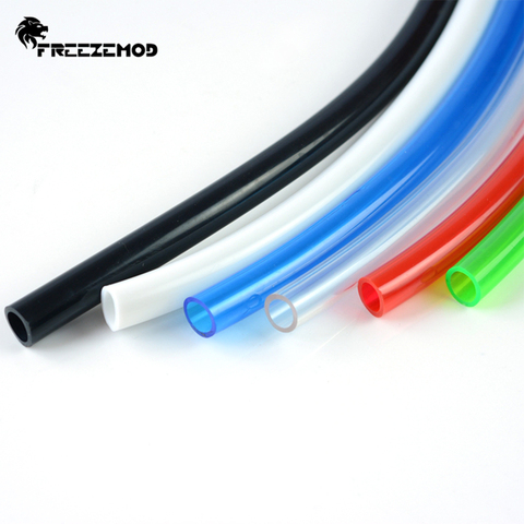 FREEZEMOD PVC-3B 1 метр Мягкая трубка из ПВХ 9,5*12,7 мм 10*16 мм, водоохлаждающая трубка ID9.5/10 OD12.7/16 3/8 ''для мода, разные цвета ► Фото 1/2