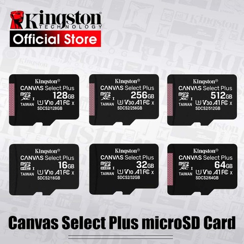 Карта памяти Kingston Micro SD для телефона, класс 10, Micro SD, SD, TF карты на 128 Гб, 32 Гб, 64 Гб, 256 Гб, 16 Гб, 8 Гб, 512 Гб ► Фото 1/5