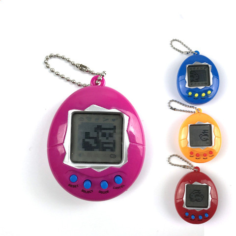 Электронный подарок для домашних животных Tamagotchi, 1 шт., брелок, игрушки для домашних животных, подарок на Рождество, развивающая забавная ностальгическая Виртуальная кибер-игрушка для домашних животных 90-х годов ► Фото 1/6