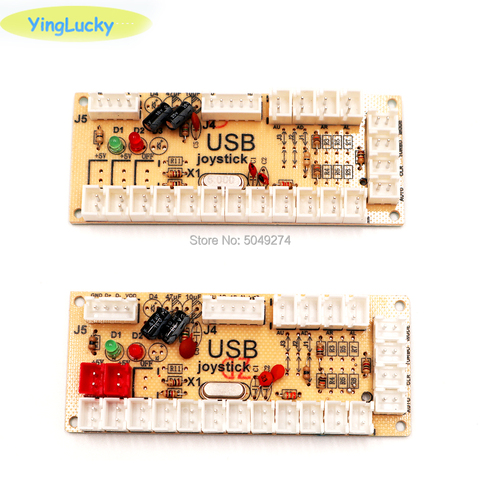 Новый USB энкодер zero delay 5 В для ПК, джойстик и кнопка для маме и ручки управления, боевые DIY Запчасти для игровых автоматов ► Фото 1/6