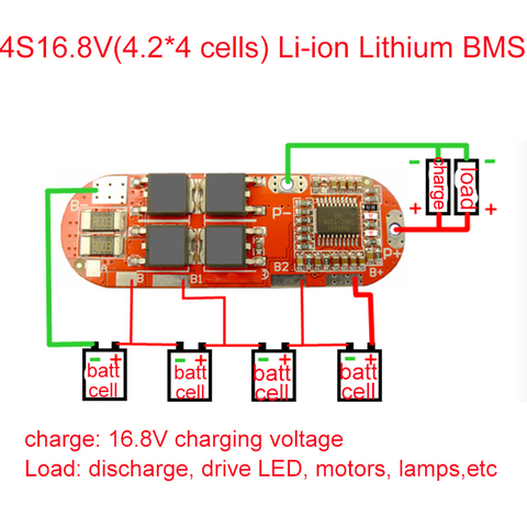 BMS 1S 2S 3S 4S 10A 25A 18650 lto защитный модуль литий-ионной литий-полимерной батареи, балансировка цепи, эквалайзер, плата ► Фото 1/6