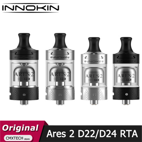 Оригинальный атомайзер для электронной сигареты Innokin Ares 2 D24 MTL RTA 4 мл/Ares 2 D22 RTA 2 мл ► Фото 1/3