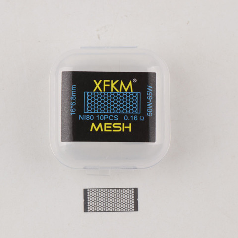 10 шт./лот XFKM сетки Стиль катушки A1 0.13Ohm S316 0.12Ohm Ni80 0.16Ohm нагревательная катушка проволоки для Wotofo профиль RDA единство, RTA катушки ► Фото 1/6