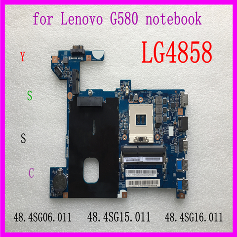 Материнская плата LG4858 для ноутбука Lenovo G580, материнская плата HM76 48,4sg06. 011 48,4sg15. 011 48,4sg16. 011 для процессора i3 i5 i7 100%, тест ОК ► Фото 1/5