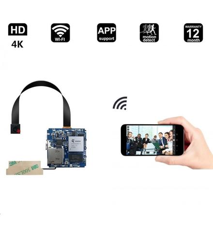 Мини-камера Скрытая Беспроводная с поддержкой Wi-Fi, 4K, 1080P ► Фото 1/6