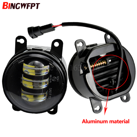 1 пара светодиодных противотуманных фар для переднего бамперсветильник FOCUS 2 3 для Renault DUSTER для Suzuki GRAND VITARA 2 2005-2015 для Outlander ► Фото 1/6
