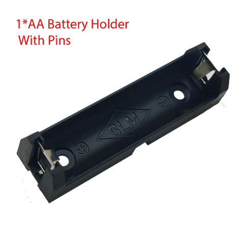 5 шт. 1 AA батарейный блок один AA Батарейный держатель 14500 батарейный блок с контактами ► Фото 1/4