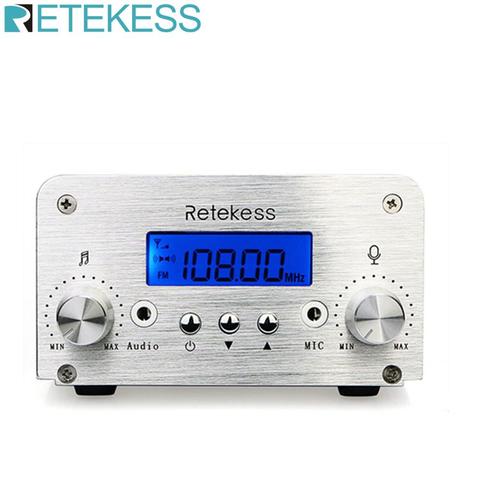 Fm-передатчик Retekess TR501 6 Вт, станция стерео-вещания для езды в Черч-драйв, кинотеатра, большой диапазон входов AUX ► Фото 1/6