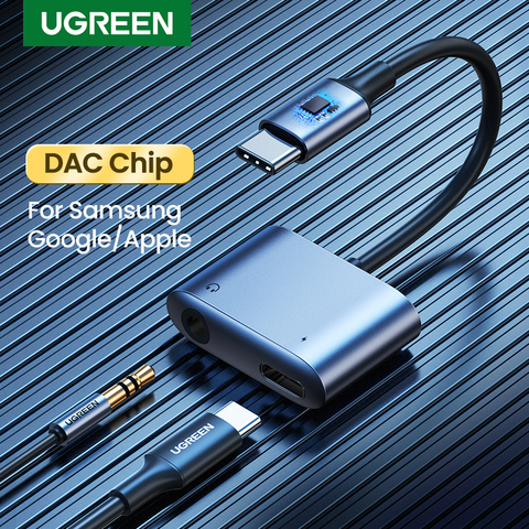 Кабель-адаптер UGREEN с USB C на AUX, 3,5 мм ► Фото 1/6