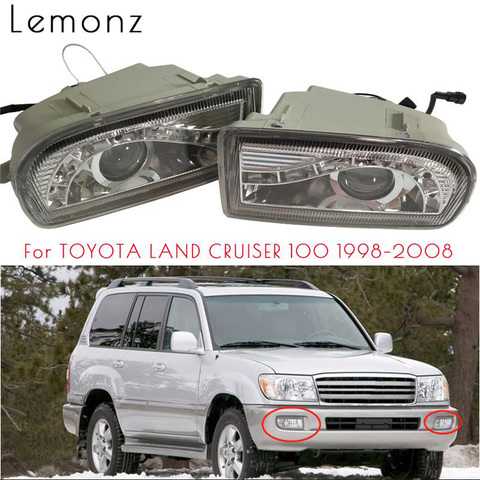 Светодиодные противотуманные фары на передний бампер для TOYOTA LAND CRUISER 100 Land Cruiser 100 1998-2008 4700 LC100 UZJ100 FZJ100 HDJ100 ► Фото 1/6