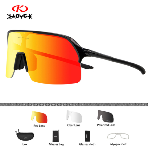 Солнцезащитные очки Kapvoe мужские фотохромные, стильные поляризационные спортивные для велоспорта, UV400 ► Фото 1/6