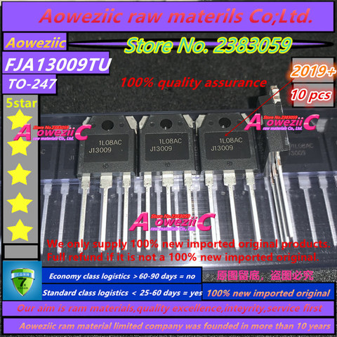 Aoweziic 2022 + 100 новый импортный оригинальный FJA13009TU J13009 E13009L TO-247 фотолампа 400 в 12 А ► Фото 1/2