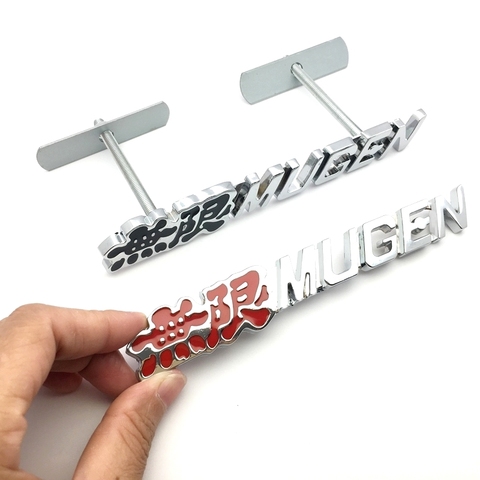 3D металлическая передняя решетка значок наклейка Mugen Эмблема Для Honda Odyssey ACCORD CITY Crosstour SPIRIOR аксессуары для стайлинга автомобилей ► Фото 1/6