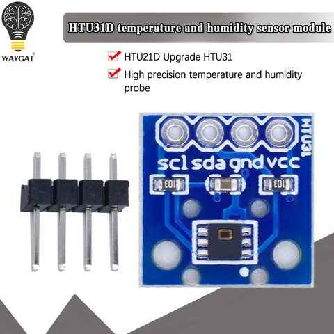 Модуль датчика температуры и влажности HTU31D, высокоточный датчик HTU21D, обновленная версия HTU31 для arduino ► Фото 1/6