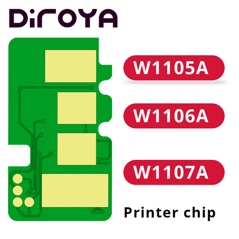 Чип картриджа с тонером W1105A W1106A W1107A 105A 106A 107A для HP Laser M107 M107a M107w MFP M135 M137 M135a M137fnw M 135a 137fnw ► Фото 1/3