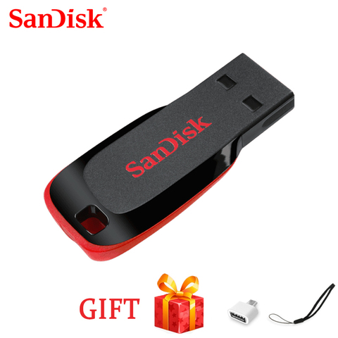 SanDisk USB флэш-накопитель 64 ГБ 128 ГБ usb 2,0 CZ50 флэш-диск usb флэш-накопитель 16 ГБ 8 ГБ карта памяти, флеш-накопитель 32 ГБ ► Фото 1/6