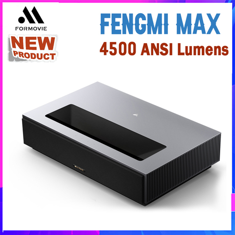 Fengmi MAX кинотеатр 4K проектор 4500 ANSI люмен лазерный проектор для домашнего кинотеатра проектор с ультракоротким фокусом ТВ проектор 2022 Новинка ► Фото 1/6