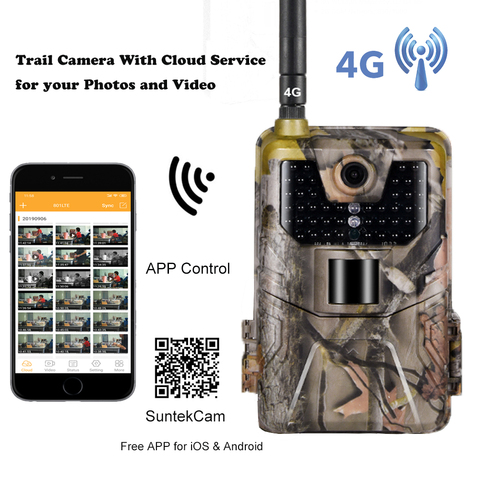 APP Trail Camera Cloud Service 4G сотовая Мобильная фотокамера s 20 МП беспроводная камера видеонаблюдения HC900LTE 1080P ► Фото 1/6