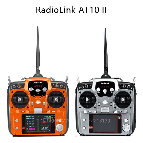 Радиоуправляемый передатчик и приемник Radiolink AT10II 12CH R12DS 2,4G DSSS и FHSS Радиоуправляемый пульт дистанционного управления для радиоуправляемого дрона/неподвижного крыла ► Фото 1/6