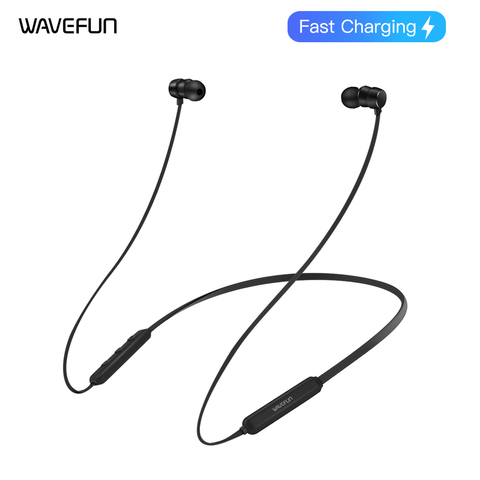 Wavefun Flex Pro Bluetooth наушники спортивные Беспроводной наушники AAC стерео гарнитура для телефона Xiaomi iPhone Android ► Фото 1/6