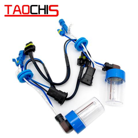 Сменные лампы Taochis HID, 12 В, 35 Вт, ксеноновые лампы H8, H9, H11, сменные Противотуманные фары DIY, 3000k, 4300k, 5000k, 6000k ► Фото 1/4