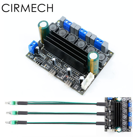 Плата усилителя CIRMECH TPA3116 2,1 каналов, 2x80 Вт + 100 Вт, высокомощный TPA3116, тройной кабель потенциометра ► Фото 1/5