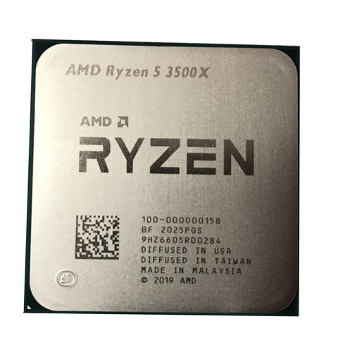 6-ядерный Процессор AMD Ryzen 5 3500X R5 3500X 3,6 GHz с шестигранной резьбой 7NM 65W L3 = 32M Socket AM4 разбросанные части процессора без вентилятора ► Фото 1/1