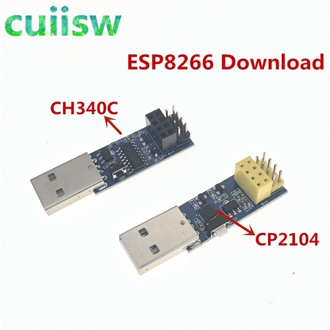 CH340C USB к ESP8266, последовательный модуль платы разработки ESP01, ESP01S, беспроводной, Wi-Fi, для Arduino, программатор, адаптер ► Фото 1/5