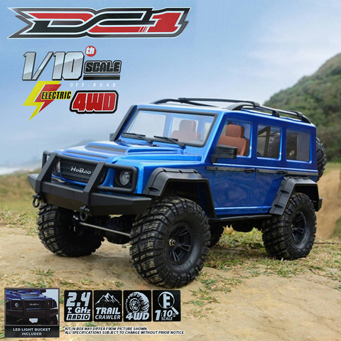 HOBAO DC1 1/10 RTR 4WD, непромокаемые тапки, клатчи, 2 скорости, синий корпус ► Фото 1/6