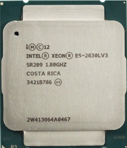 Официальная версия процессора E5 2630LV3, 8 ядер, 16 потоков, 2011, основная частота 1,86 ГБ, 8 ядер, E5 2630LV3 1,8 ГБ ► Фото 1/1