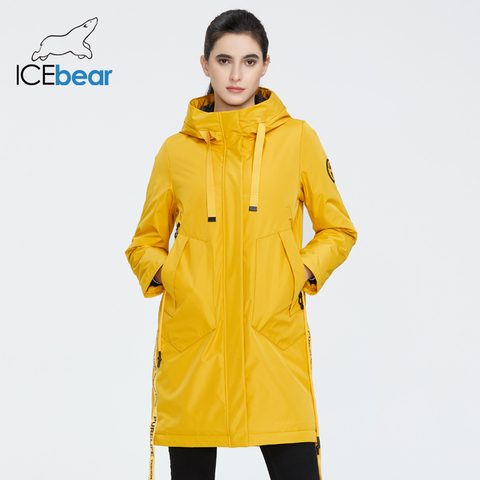 ICEbear 2022 новое осенне-зимнее женское пальто с капюшоном повседневная качественная модная зимняя куртка брендовая одежда ► Фото 1/6