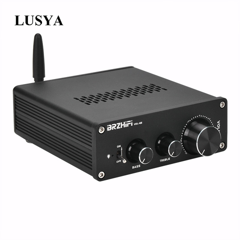 Lusya Hi-Fi 6J5 туба Bluetooth, юсилитель аудио тон плата с адаптером регулировки громкости T1137 ► Фото 1/6