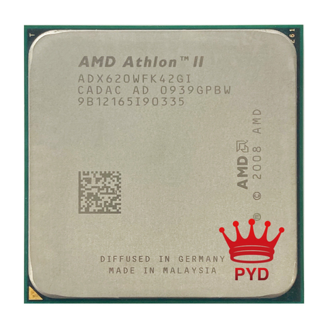 Четырехъядерный процессор AMD Athlon II X4 620 2,6 GHz ADX620WFK42GI Socket AM3 938PIN ► Фото 1/1