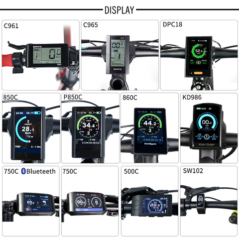 Электрический велосипед TFT дисплей DPC18 850C 500C SW102 C965 C961 750C Bluetooth для BAFANG BBS Mid Drive Мотор велосипед ebike компьютер ► Фото 1/6