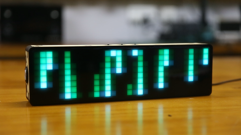 Часы Awtrix Pixel, набор для самостоятельной сборки, корпус из березы, электронные часы ► Фото 1/5