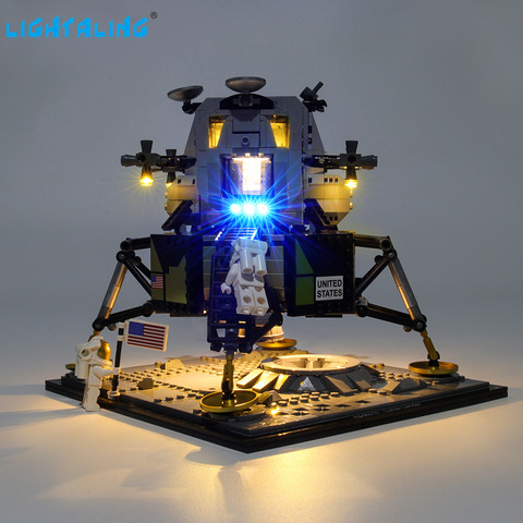 Светильник алинг светодиодный светильник комплект для 10266 создатель Apollo 11 лунный Lander ► Фото 1/6