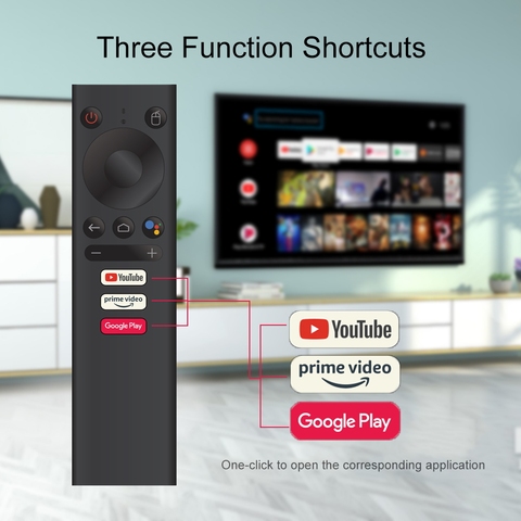 Mecool V01 Google Сертифицированный голосовой пульт дистанционного управления для Android10.0 Mecool KM9 pro KM3 KM1 TV Box гироскоп Sense Air Mouse ► Фото 1/6