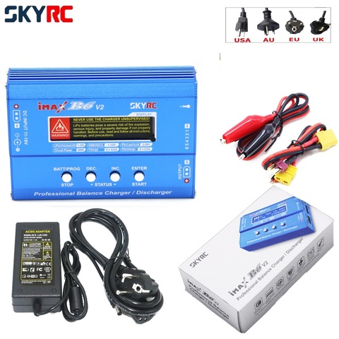 Оригинальный SKYRC IMAX B6 V2 B6V2 цифровой RC Lipo NiMh аккумулятор зарядное устройство с AC мощностью 12 В 5A адаптер для RC игрушки вертолета ► Фото 1/6