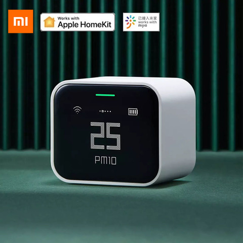 Новинка Xiaomi Air Detector Lite PM2.5 монитор качества воздуха бытовой многофункциональный монитор с управлением через приложение Mihome Apple Homekit ► Фото 1/6