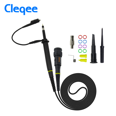 Датчик осциллографа Cleqee P4250, 1 шт., 100X, 100:1, 250 МГц, 2 кВ, выдерживает Высокое напряжение для осциллографа Owon liliput ► Фото 1/6