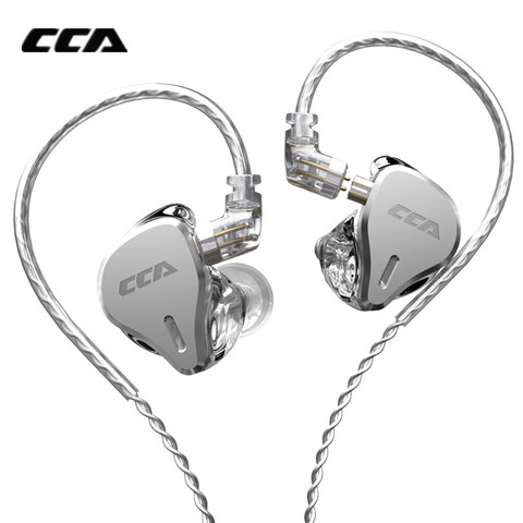 Проводные наушники-вкладыши CCA CS16 16BA, металлические Hi-Fi наушники с подавлением звука, для диджея, Спортивная гарнитура CCA CA16 C12 ZAX ASX BA8 ZSX P1 ► Фото 1/6