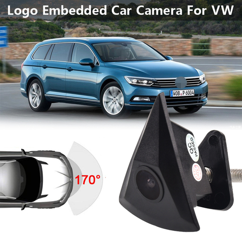 Автомобильная CCD-камера переднего вида для VW Passat Tiguan Golf Touran Polo Beetle ► Фото 1/6