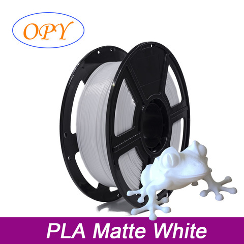 Матовая нить Pla Matt 3D принтер 1,75 мм 1 кг пластиковая нить 10 м 100 г образец черный серый белый серый ► Фото 1/6