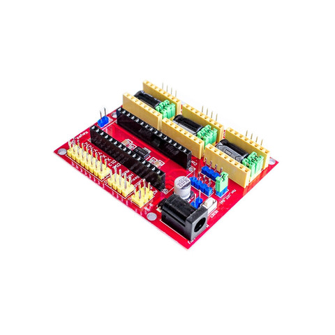 Новый CNC Щит V4 щит v3 гравировальный станок/3D принтер/A4988 Плата расширения драйвера для arduino Diy Kit ► Фото 1/2