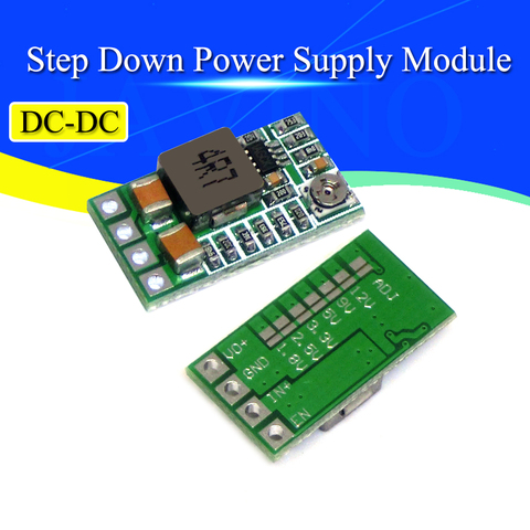 Мини DC-DC 12-24 В до 5 В 3A понижающий модуль питания понижающий преобразователь напряжения Регулируемый 97.5% 1,8 в 2,5 в 3,3 В 5 в 9 в 12 В ► Фото 1/4