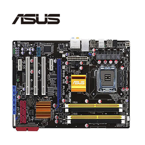 Для Asus P5Q SE PLUS настольная материнская плата P45 разъем LGA 775 Q8200 Q8300 DDR2 оригинальная б/у материнская плата в продаже ► Фото 1/1