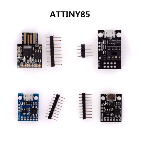 Сине-черная плата разработки TINY85 Digispark Kickstarter Micro ATTINY85, модуль IIC I2C USB ► Фото 1/6