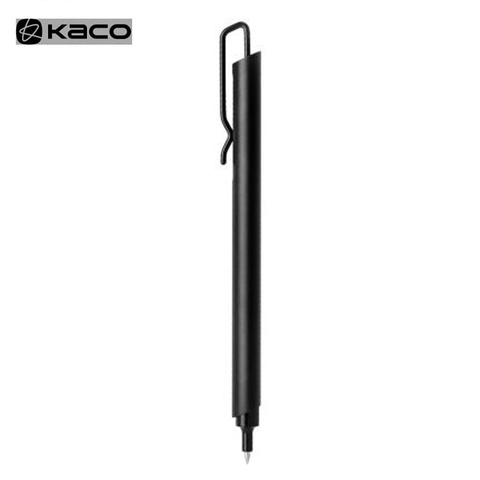 Kaco Klip металлическая табличка с 0,5 мм с черными чернилами гелевая ручка с клипса ручки новый дизайн ручка для офиса Бизнес; Kaco для заправки зажигалок ► Фото 1/6